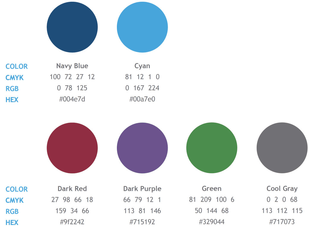 First Book brand color palette swatches
