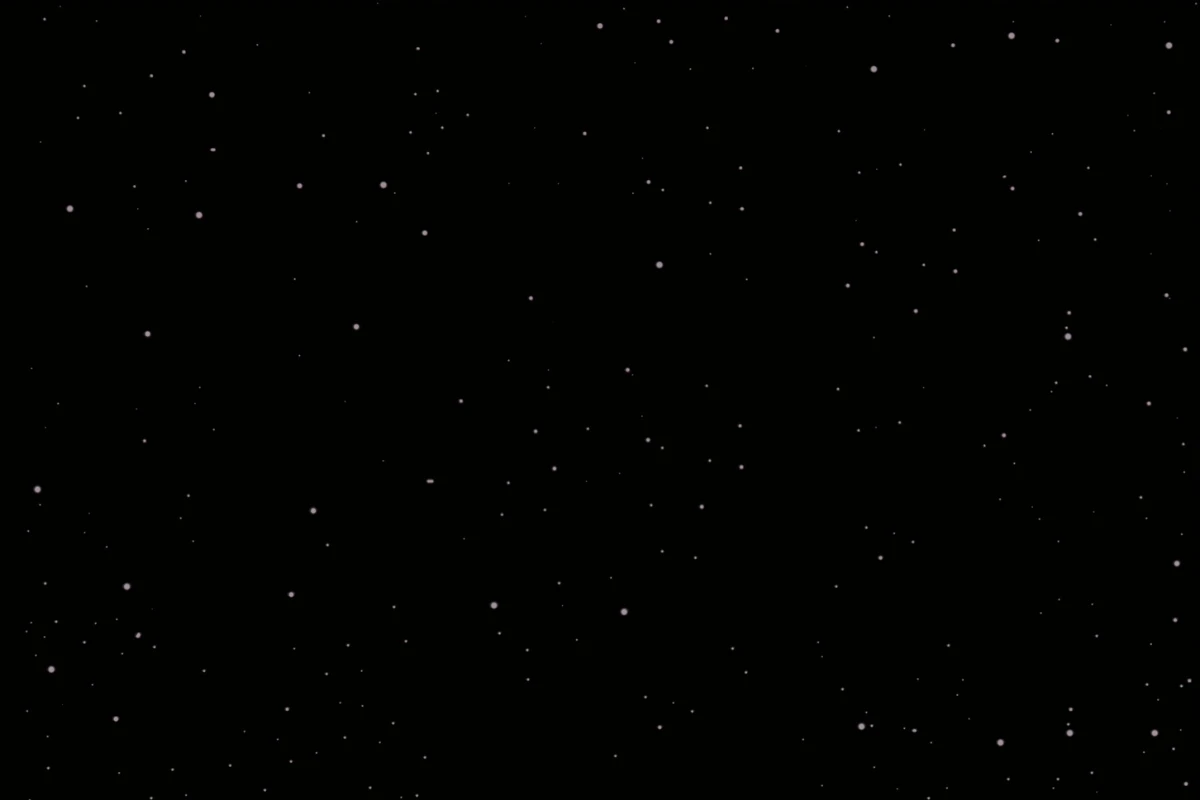 Starry night sky