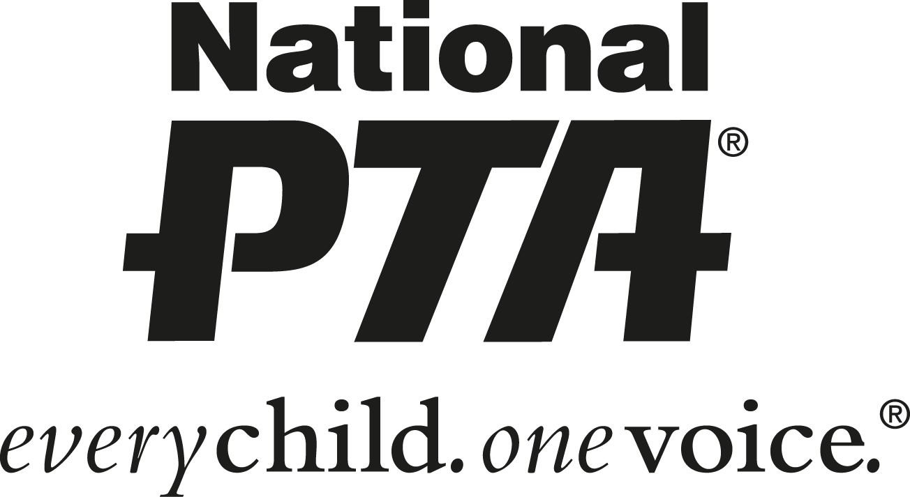 pta logo, every child, one voice