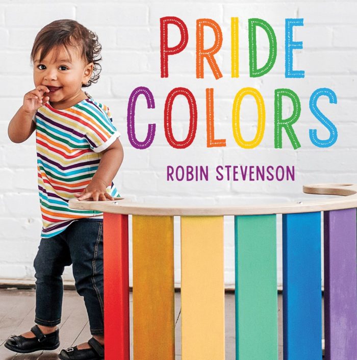pride colors, book cover