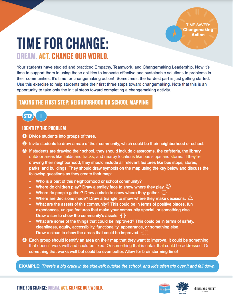 Changemaking Action Time Saver Cover