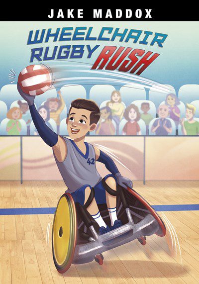 An image of Jake Maddox's book Wheelchair Rugby Rush